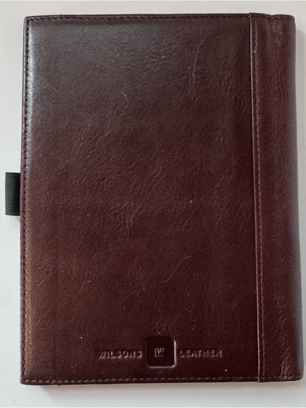 Wilsons Leather Dark Brown Folio Case 6.25” x 8.25” Quiet Luxury Writer Office